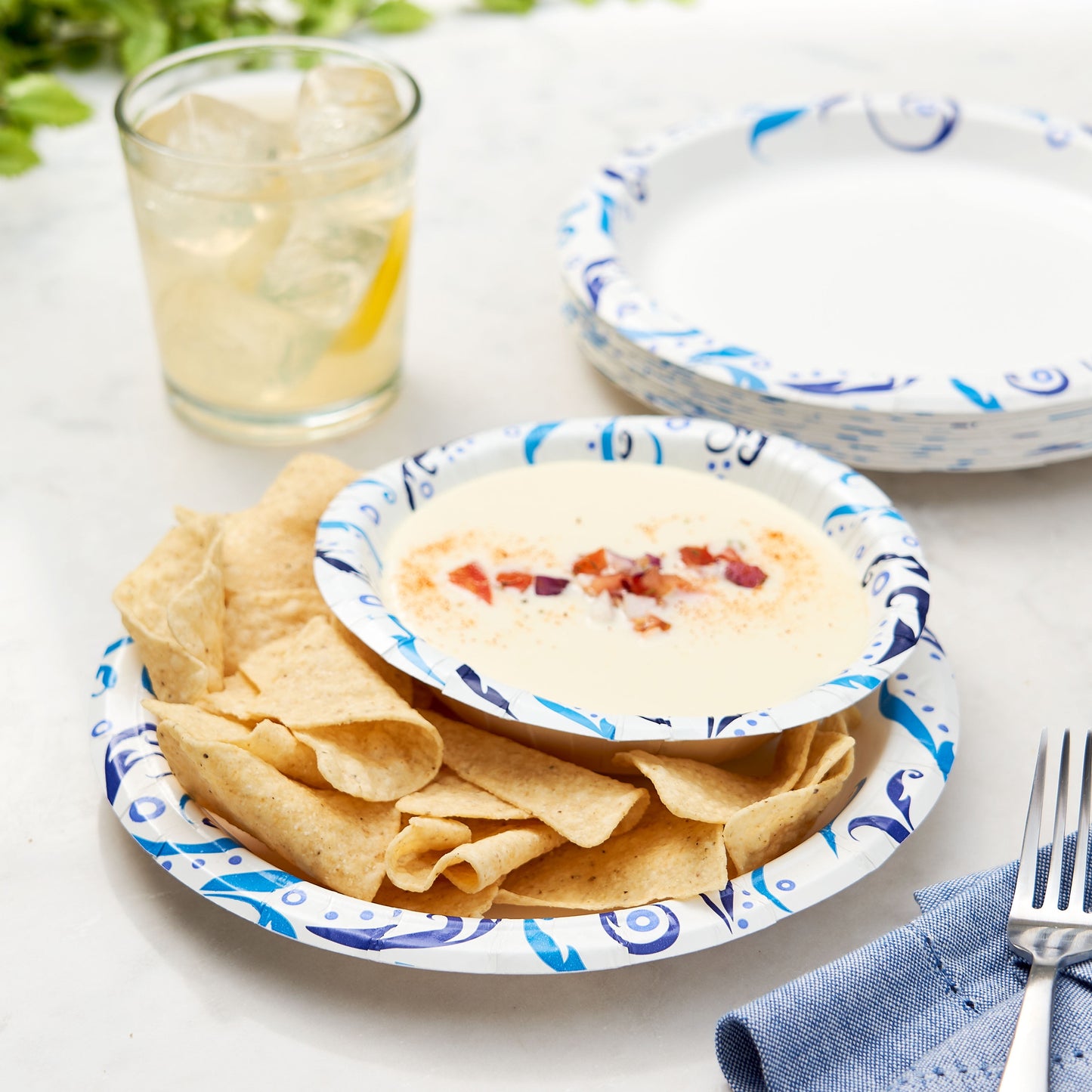 Everyday Disposable Paper Plates, 8.5", 300 Count