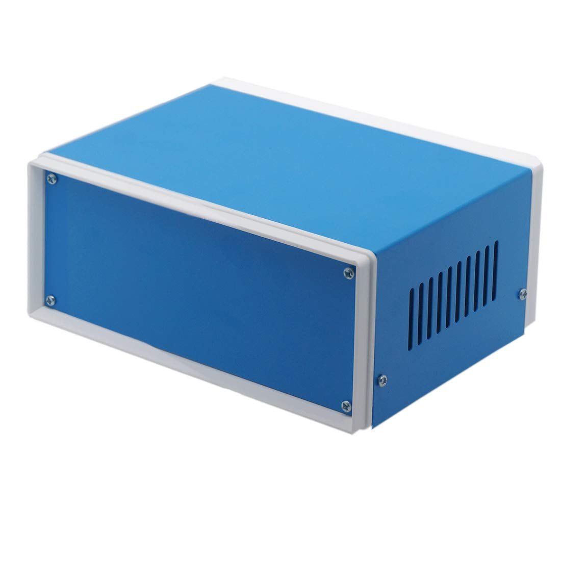 Electronic Enclosures Metal Enclosure Project Case DIY Box Junction Case Blue