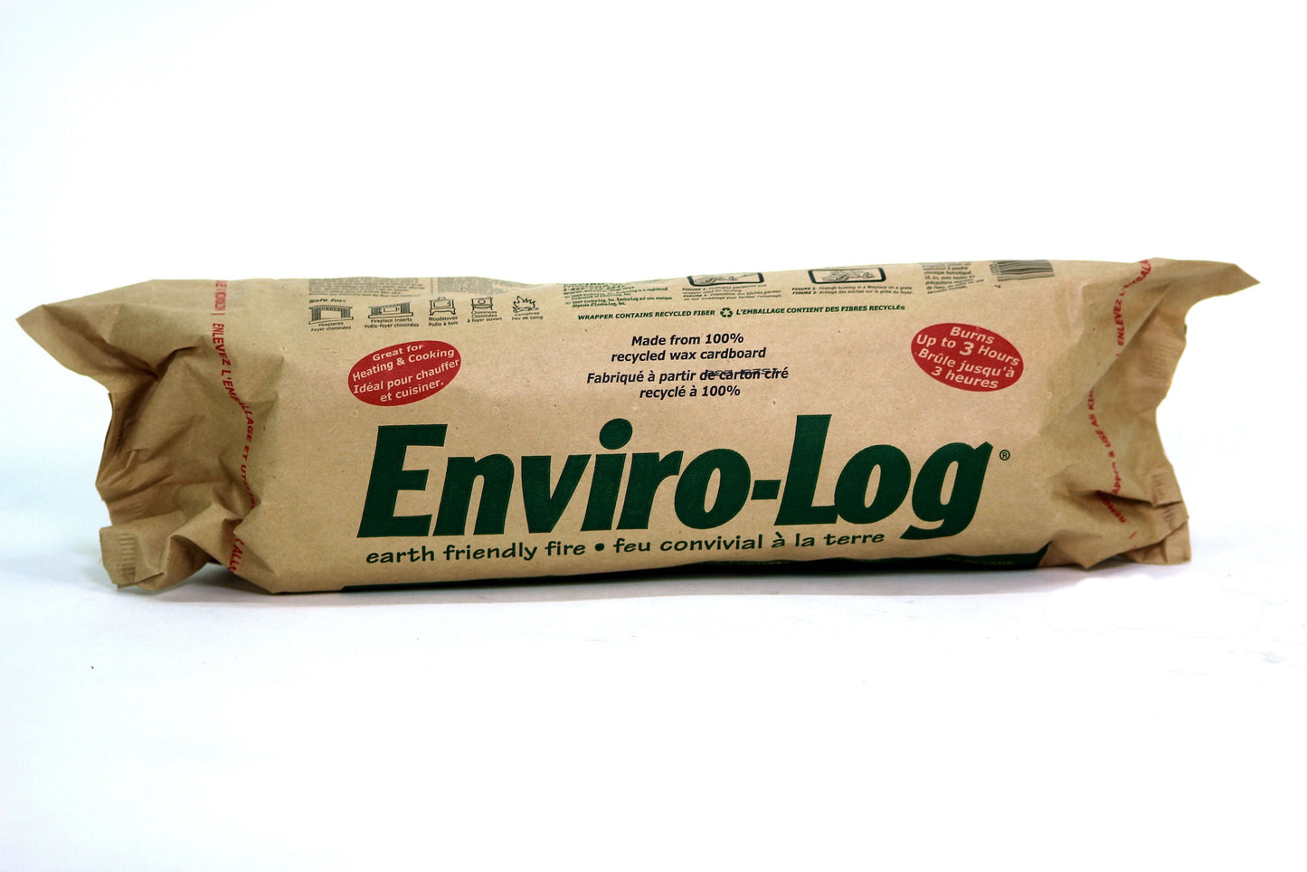 Envirolog Indoor and Outdoor Fire Wood, 4.3 Lb Firelogs, 6 Count