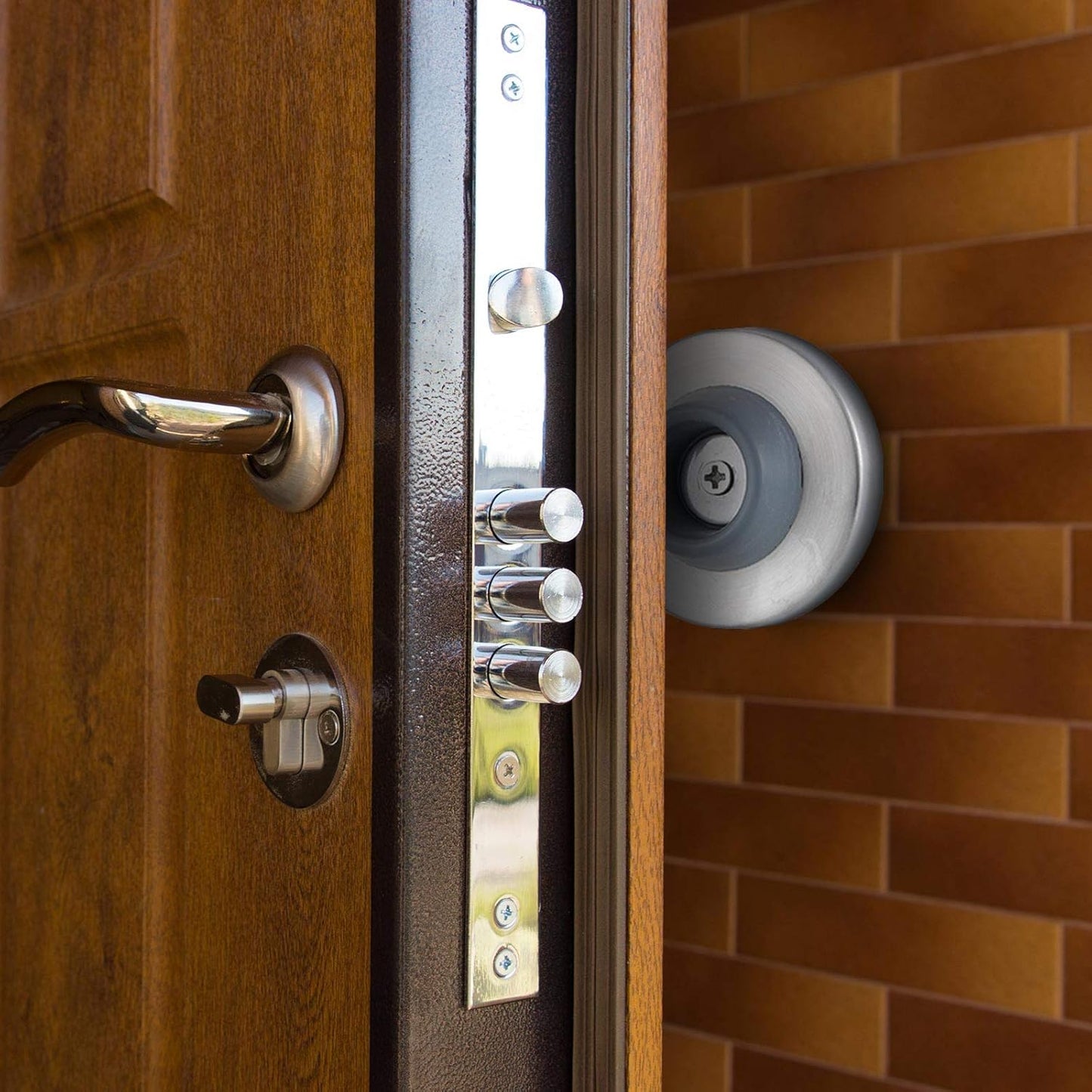 Concave Wall Door Stopper Door Bumper Stainless Steel Wall Protector Door Stops