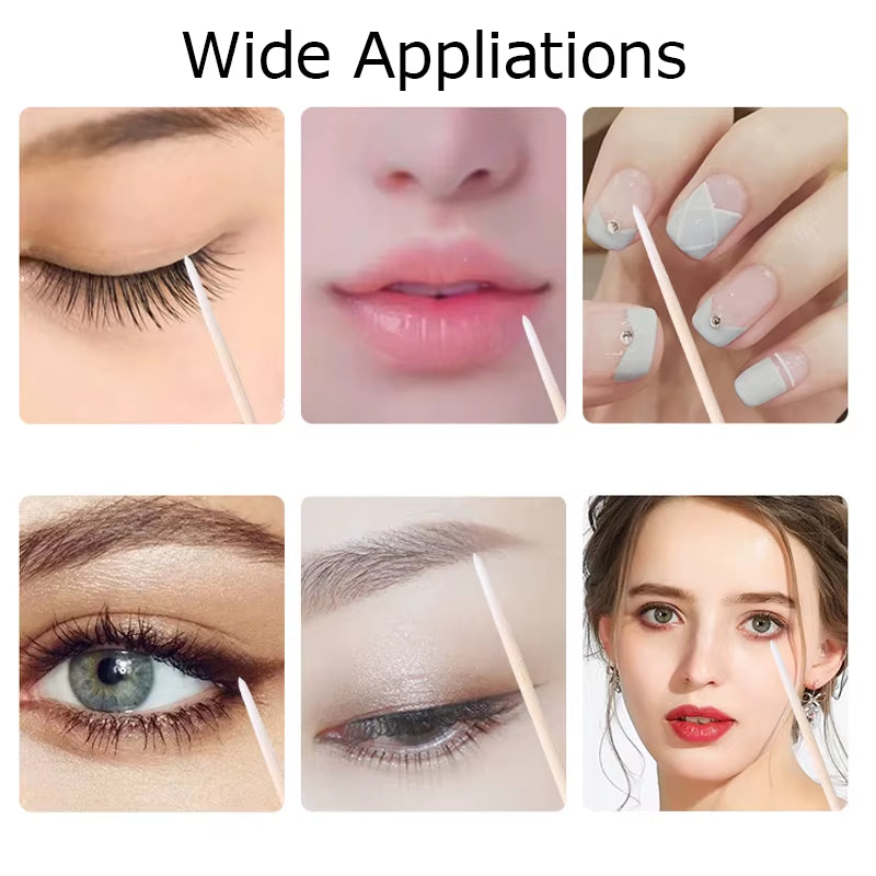 Slim Oil Cotton Wicks Aromatherapy Inhaler Refill Wick Swab Sticks 100 Pcs Set