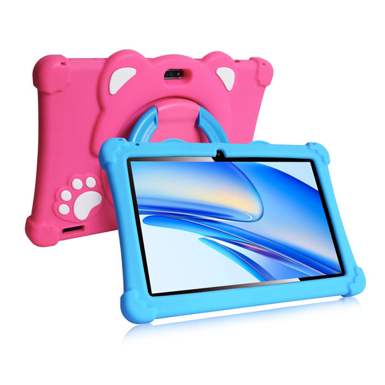 101 Inch Tablet for KidsAndroid 13 Tablet 32GB ROM 3GB RAMIPS screen Eye ProtectionWiFi Camera Parental Control PreInstalled APPs Games Learning Educational Toddler Tablet with Case KidsTablet Case gift Google Play 2024 Wireless Network